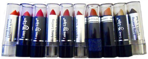 Lipstick - 10pc. Assortiment Set de rouge à lèvres de couleur