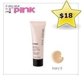Mary Kay TimeWise Matte-porter Liquid Foundation for Combinaison / Peau grasse (Ivory 5)