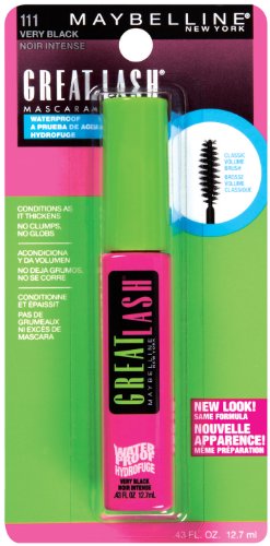 Maybelline Great Lash Mascara, Very Black-.44 once liquide