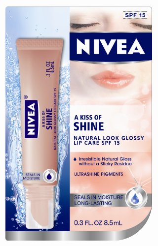 NIVEA Un baiser de service Soins SPF 15 Blister Card Natural Lip Glacé, 0,3 once