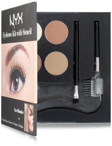 NYX Cosmetics Kit Sourcils Avec Set Stencil, Blondes 0,7 Oz