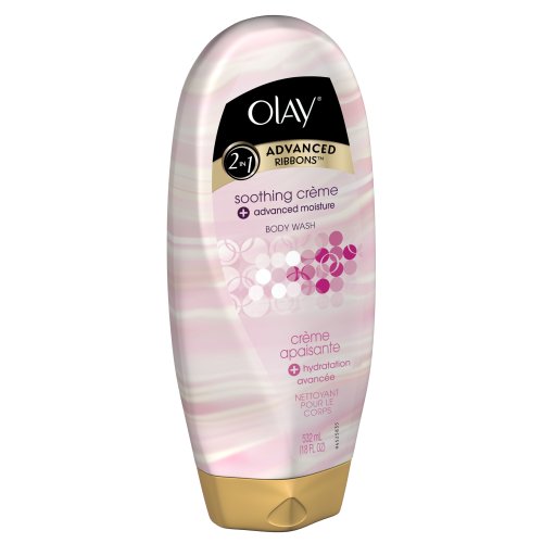 Olay 2-en-1 Advanced Rubans apaisante Crème + avancée humidité Body Wash 18 Oz (pack de 3)