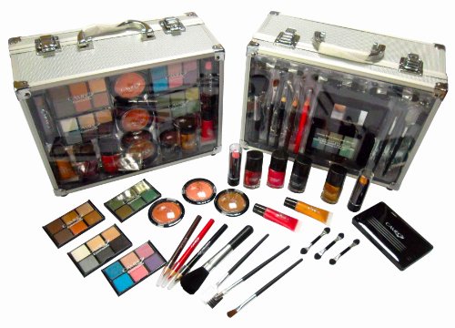 Shany cosmétiques Cameo portons tous trousse de maquillage du coffre avec réutilisable boîtier en aluminium exclusif Holiday Gift Set