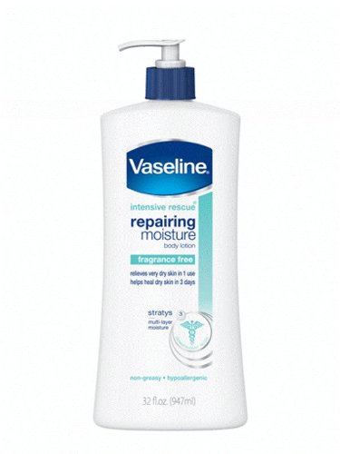 Vaseline Vaseline Lotion pour le corps, Réparateur Intensif, humidité Réparation, 32 onces
