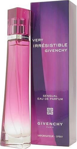Very Irresistible Sensual par Givenchy pour les femmes, Eau De Parfum Vaporisateur, bouteille 2,5 onces