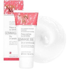 Yonka GOMMAGE 305 - Soft Gel Clarifier Peel pour la peau sèche ou sensible (1,7 onces)