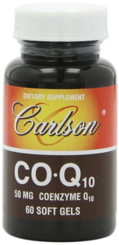 Carlson Labs Co-Q-10, 50 mg, 60 gélules