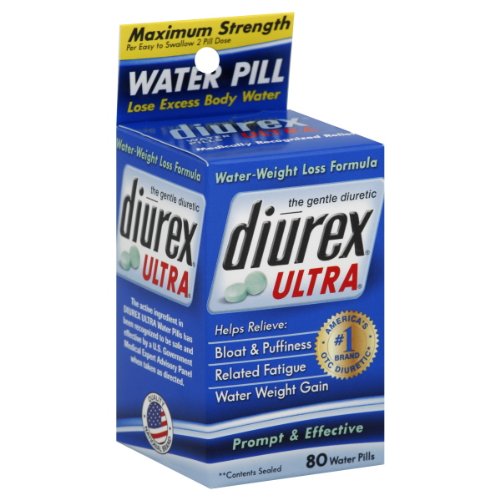 Diurex l'Ultra Doux pilules d'eau diurétiques, compte 80