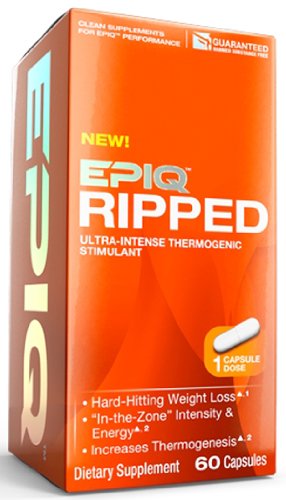 EPIQ - Ripped Stimulant thermogénique ultra-intenses - 60 Capsules