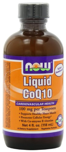 NOW Foods Liquid CoQ10 saveur d'orange, 4 oz
