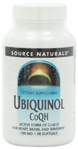 Source Naturals Ubiquinol CoQh 100 mg, 90 gélules