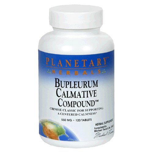 Planetary Herbals Bupleurum composé apaisants 550 mg, comprimés, 120 comprimés (pack de 2)