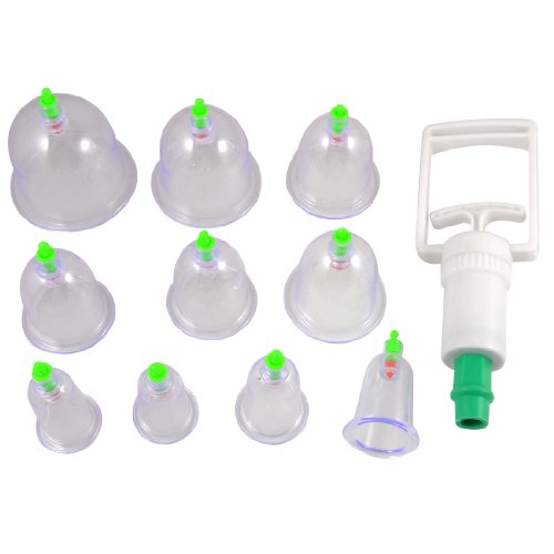 Rosallini taille assortie 10 Coupes Therapy-ventouses Médecine chinoise Pull Out vide Set ventouses