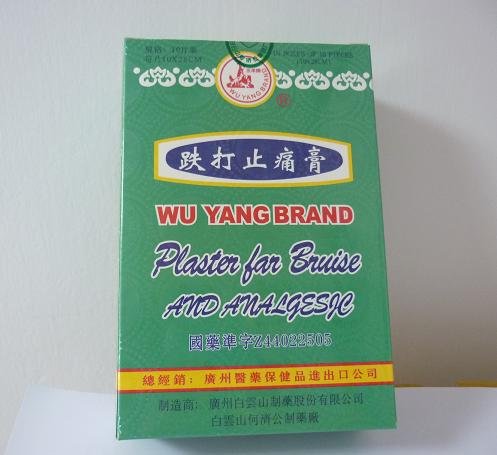 Wu Yang Marque Soulagement emplâtre médicamenteux - 10 plâtres / boîte (Solstice)