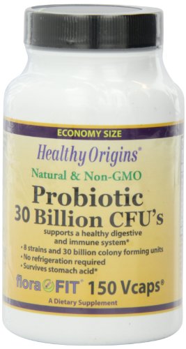 Healthy Origins Probiotiques 30 milliards plateau de Cu Stable, 150 comte