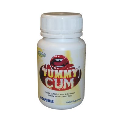Yummy Cum Sperme Flavor Enhancer - 1 bouteille - 60 Capsules - Améliorer le goût de votre sperme