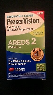 PréserVision yeux vitamine AREDS 2 Formule, gels mous de 120 ch Exp 06/2015