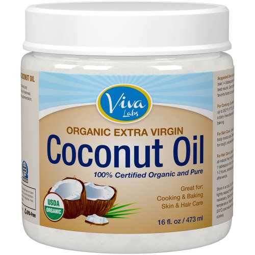 Viva Labs # 1 Organic Extra Virgin Coconut Oil - 16 oz