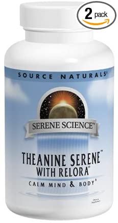 SOURCE NATURALS THEANINE SERENE WITH RELORA 240 TABLETS